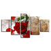 Red Rose Flower 5 Piece HD Multi Panel Canvas Wall Art Frame - Original Frame