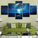 Magical Night 5 Piece HD Multi Panel Canvas Wall Art Frame - Original Frame