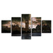 London Big Ben 5 Piece HD Multi Panel Canvas Wall Art Frame - Original Frame