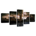 London Big Ben 5 Piece HD Multi Panel Canvas Wall Art Frame - Original Frame