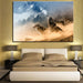 Wolves In Cloud 1 Piece HD Multi Panel Canvas Wall Art Frame - Original Frame