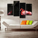 Flamingo Family 4 Piece HD Multi Panel Canvas Wall Art Frame - Original Frame