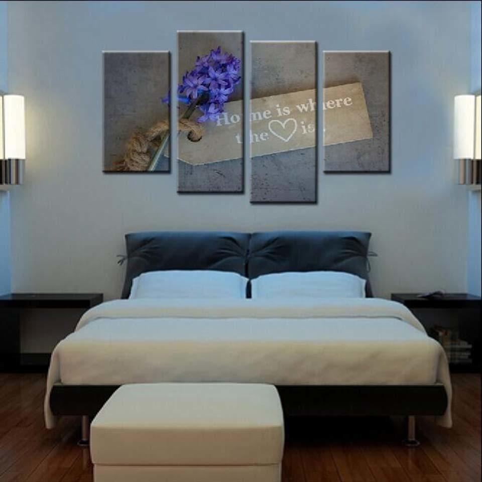 Home Cordate 4 Piece HD Multi Panel Canvas Wall Art Frame - Original Frame
