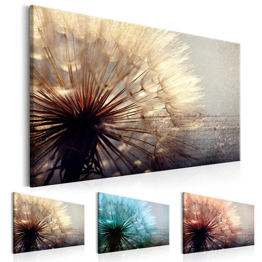 Living Room Wall Art 1 Piece Beautiful Dandelion Flowers - Original Frame