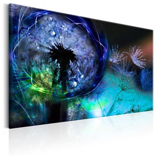 Beautiful Colorful Jellyfish 1 Piece HD Multi Panel Canvas Wall Art Frame - Original Frame