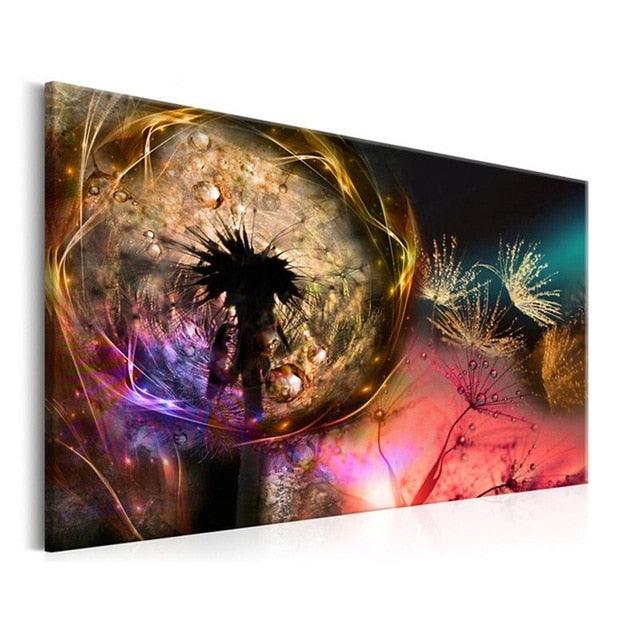 Beautiful Colorful Jellyfish 1 Piece HD Multi Panel Canvas Wall Art Frame - Original Frame