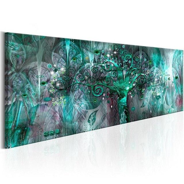 Magic Flowers 1 Piece HD Multi Panel Canvas Wall Art Frame - Original Frame